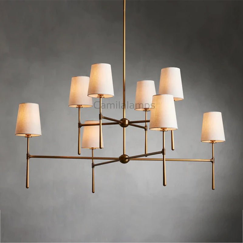 Rhodes 2 - Tier Round Chandelier - Camilalamps - CA - 10031H670