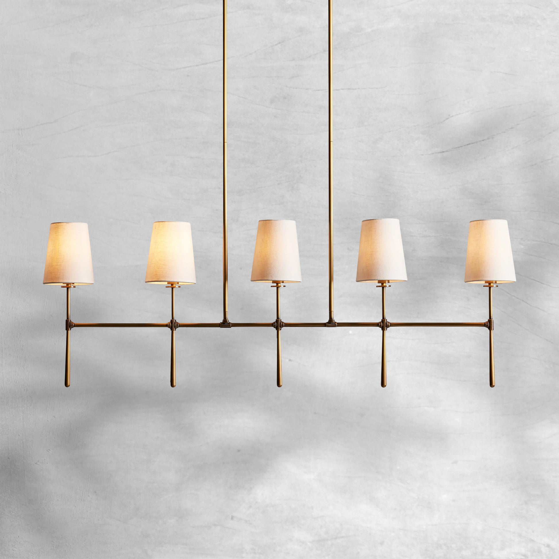 Rhodes Linear Chandelier 5/6 Light - Camilalamps - CA - 10031H6CA - 