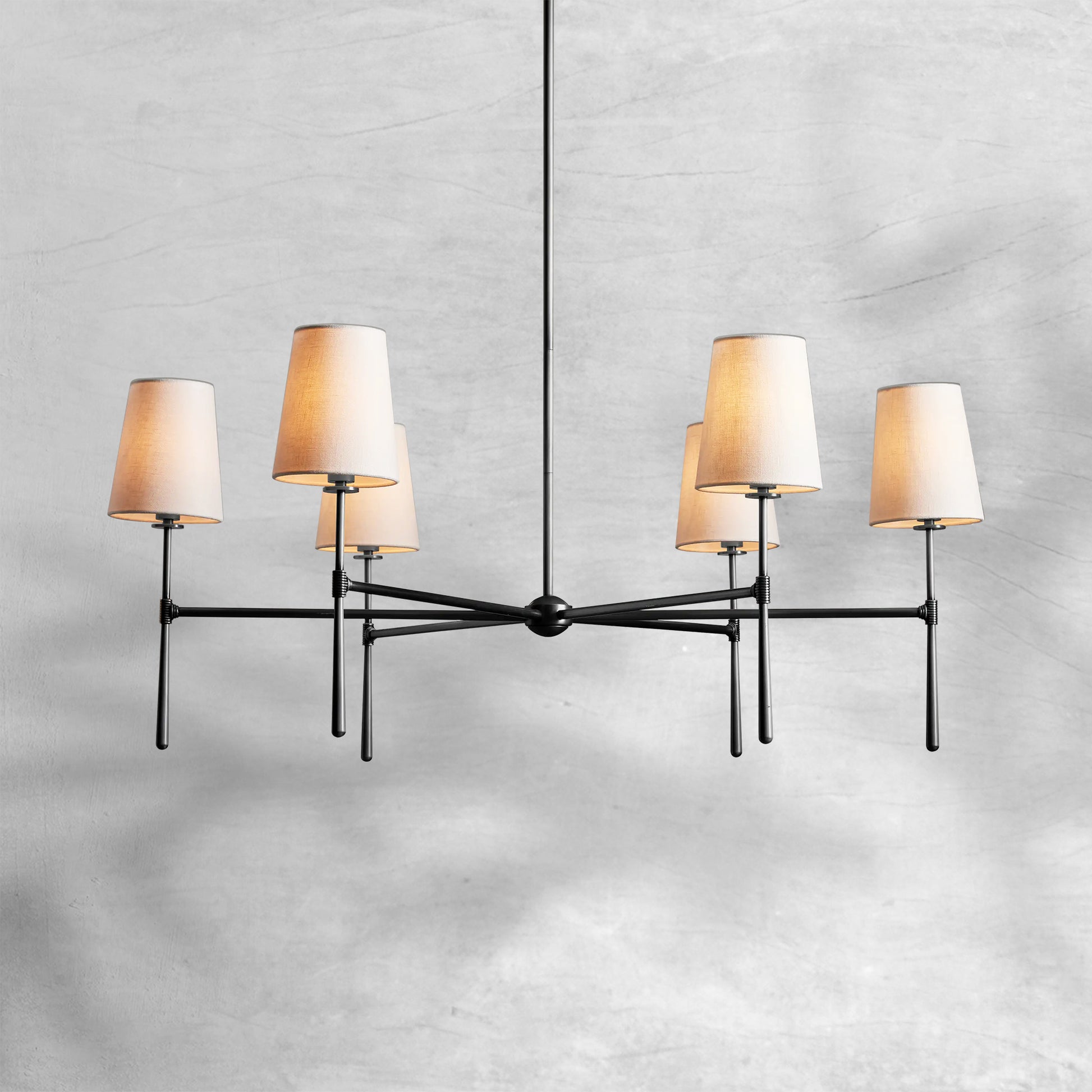 Rhodes Round Chandelier 4/6 Light - Camilalamps - CA - 10031H7