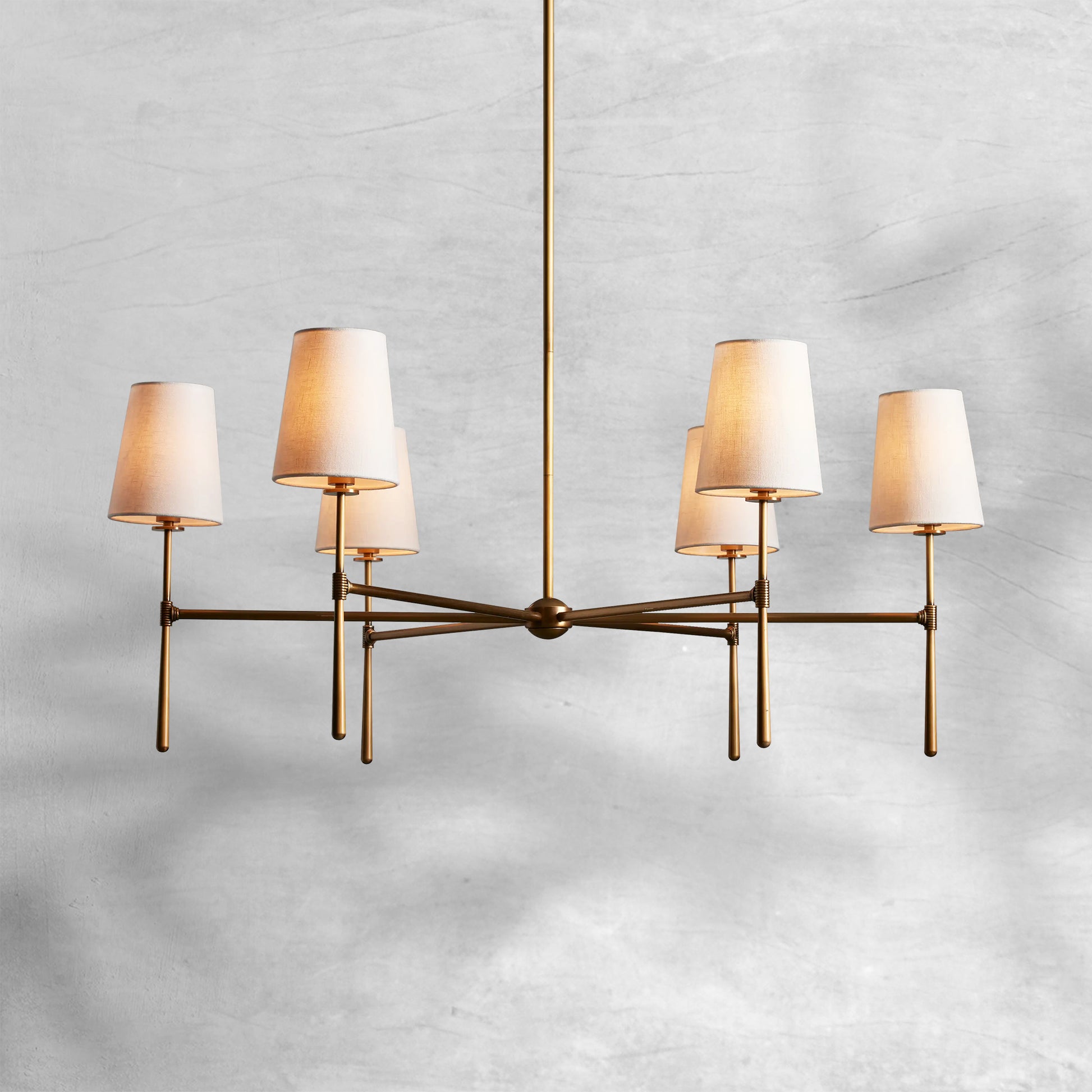Rhodes Round Chandelier 4/6 Light - Camilalamps - CA - 10031H7