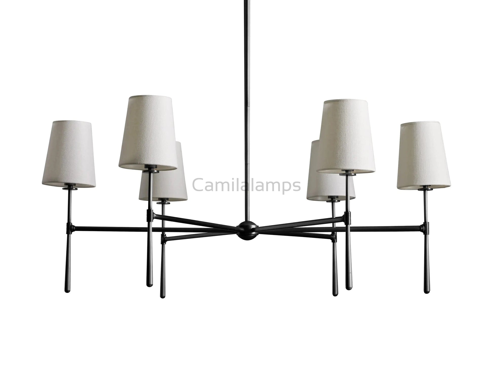 Rhodes Round Chandelier 4/6 Light - Camilalamps - Ca-110031H674