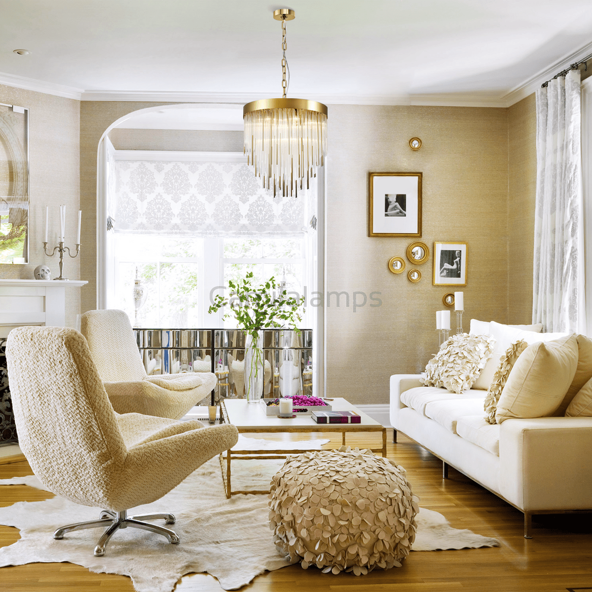 Riley Aged 12 - Light Chandelier 30" - Camilalamps - Ca-1LI2024-1C5827