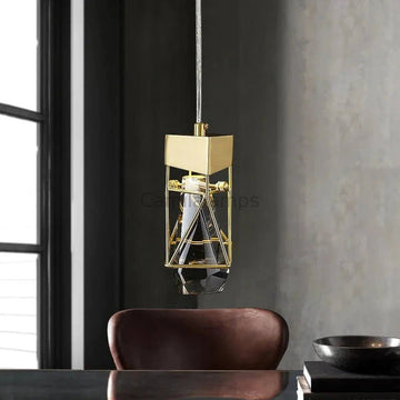 Riley Modern Crystal Pendant 1 Lights - Camilalamps - P - RMCP1S1