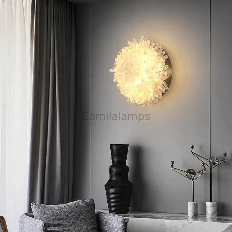 Rock Crystal Living Room Wall Sconce - Camilalamps - CA10544