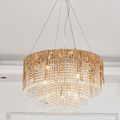 Round Multiple Tier Crystal Chandelier - Camilalamps - ILC0552