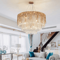 Round Multiple Tier Crystal Chandelier - Camilalamps - ILC0550