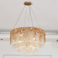Round Multiple Tier Crystal Chandelier - Camilalamps - ILC0551