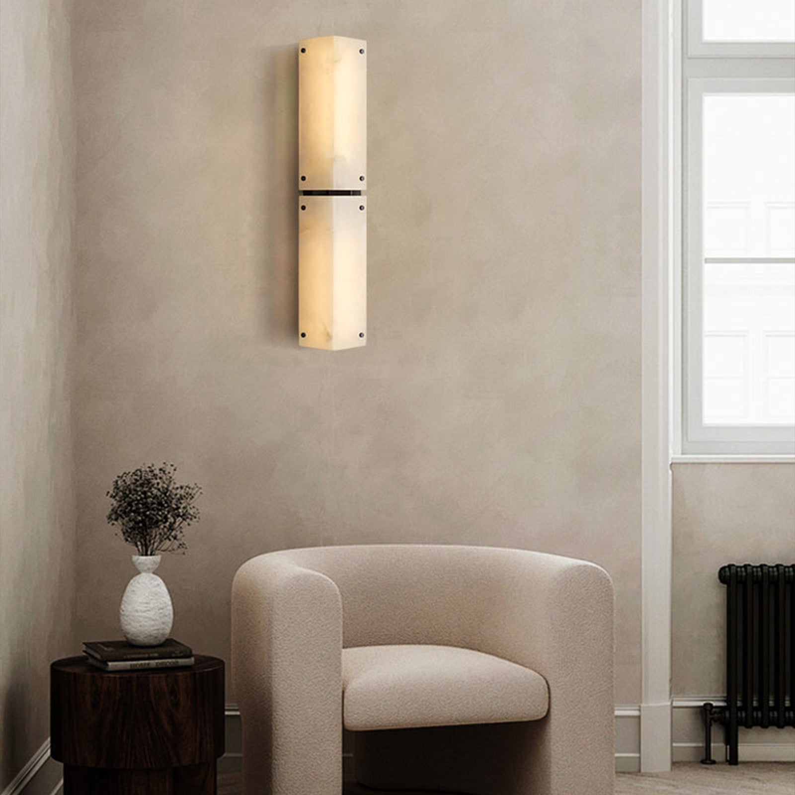 Roynard Alabaster Wall Sconce Light - Camilalamps - CAARHWS - 2561304