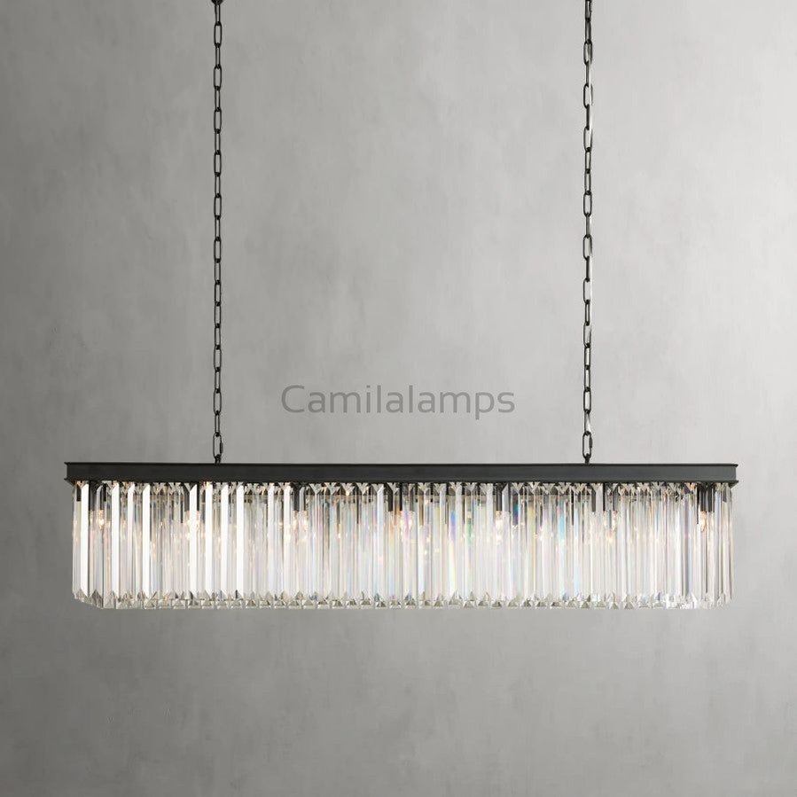 Ryan Rectangular Chandelier - Camilalamps - Ca-1BTR-113