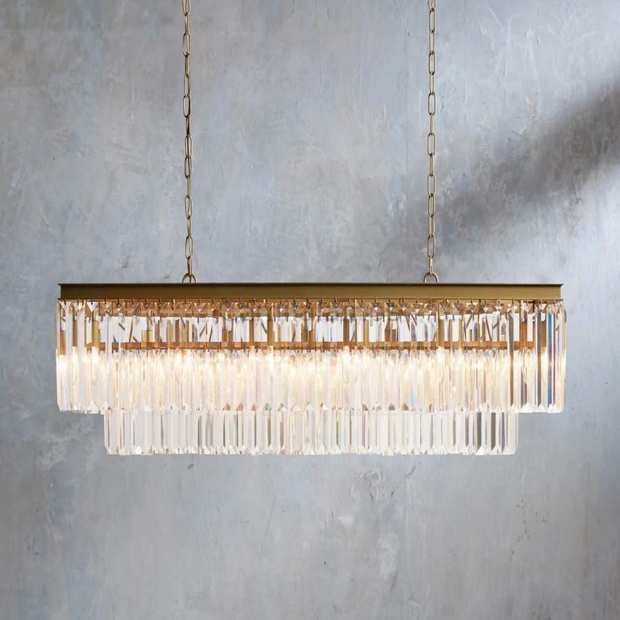 Ryan Tiered Rectangular Chandelier - Camilalamps - Ca-1BTR-107