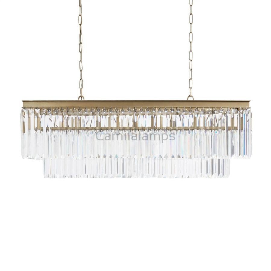 Ryan Tiered Rectangular Chandelier - Camilalamps - Ca-1BTR-107