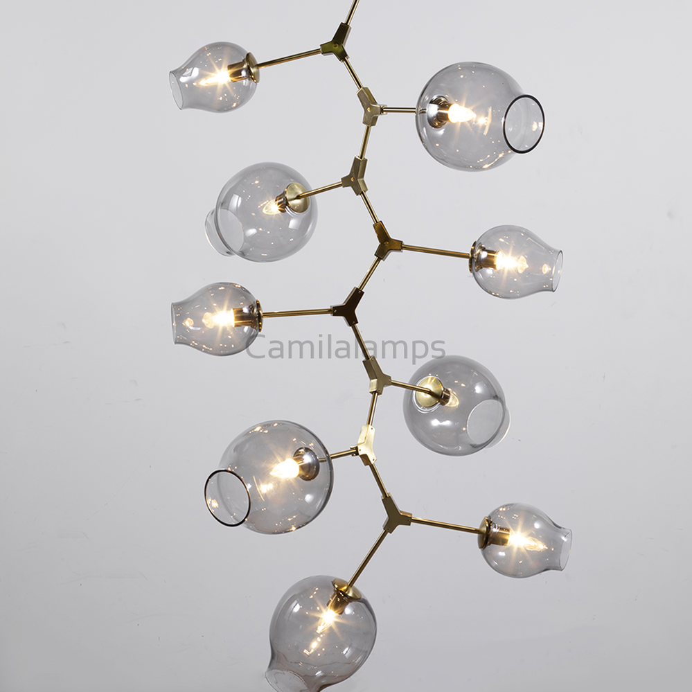 Covington Drop  Globe Branching Bubble Chandelier 38''