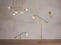 Sayre Linear Glass Globe Chandelier for dinning room - Camilalamps - SYGB - 1