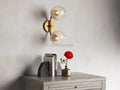 Sayre Linear Glass Globe Two Head Wall Sconce - Camilalamps - CAA - 10041A5