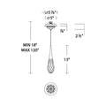 Hibiscus LED Mini Pendant Light - Camilalamps - CA - 21213 - AB