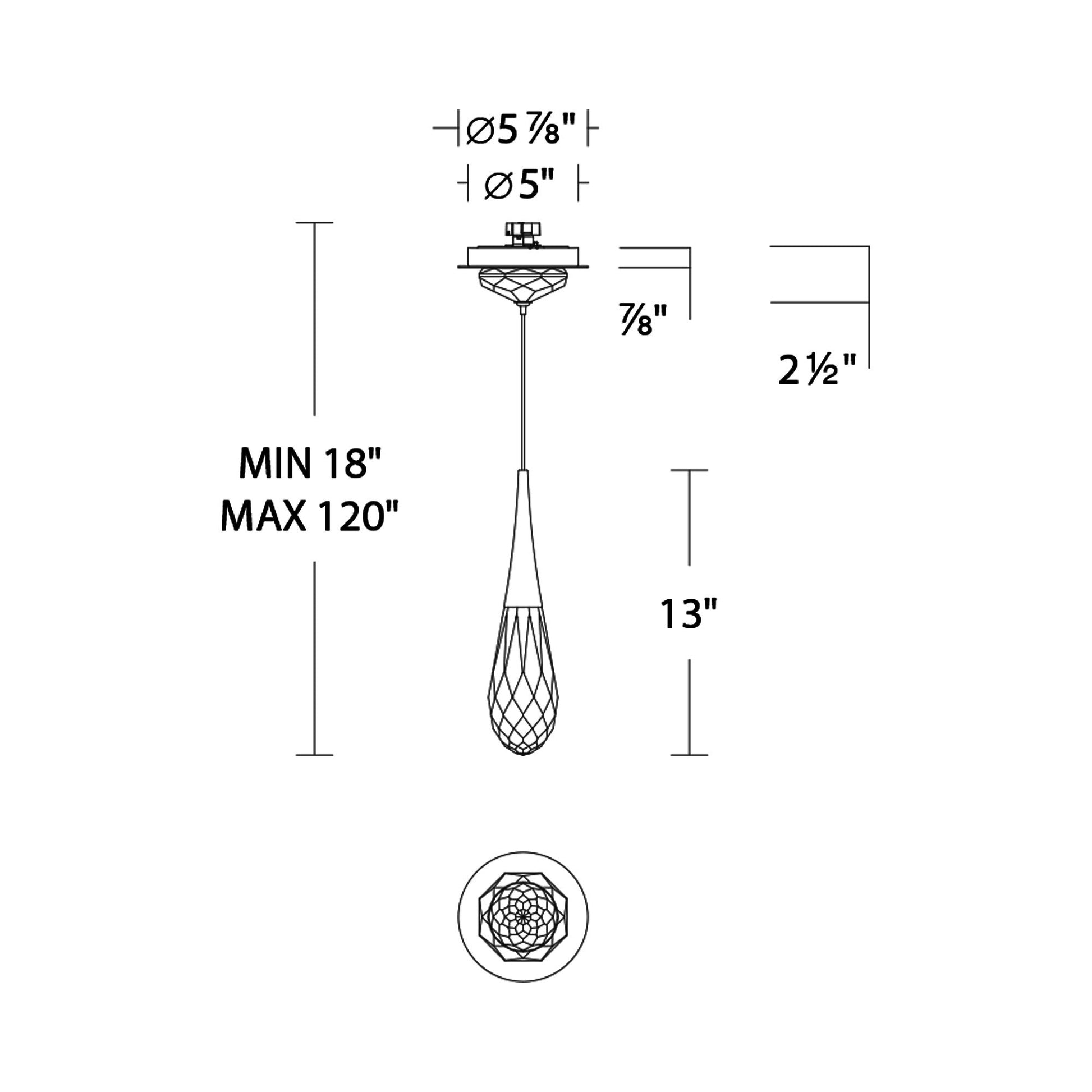 Hibiscus LED Mini Pendant Light - Camilalamps - CA - 21213 - AB