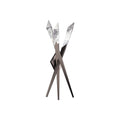 Solitude 3-Light LED Wall Light in Antique Nickel.