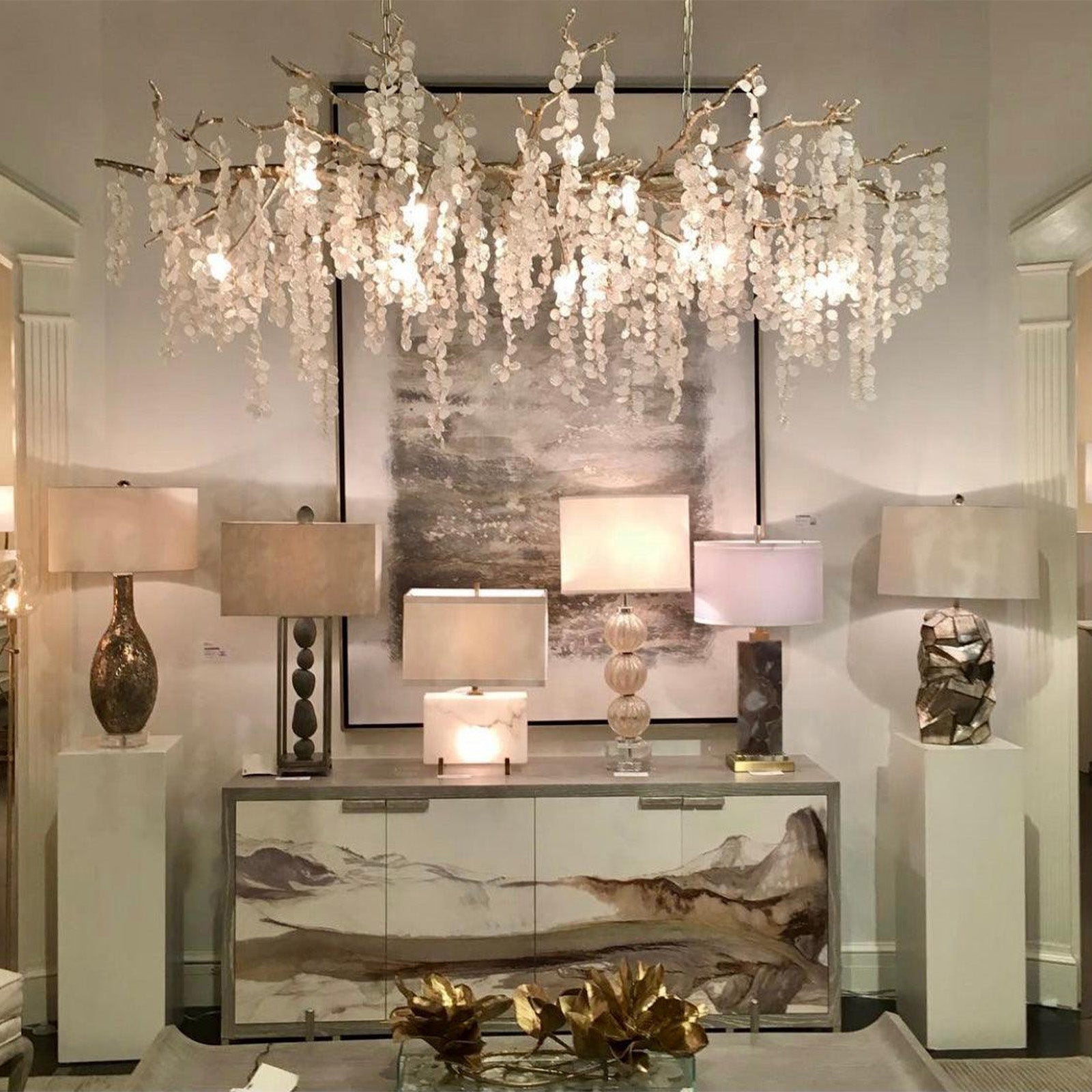 Shiro Crystal Chandelier - Camilalamps - CA - BU2024 - C1859
