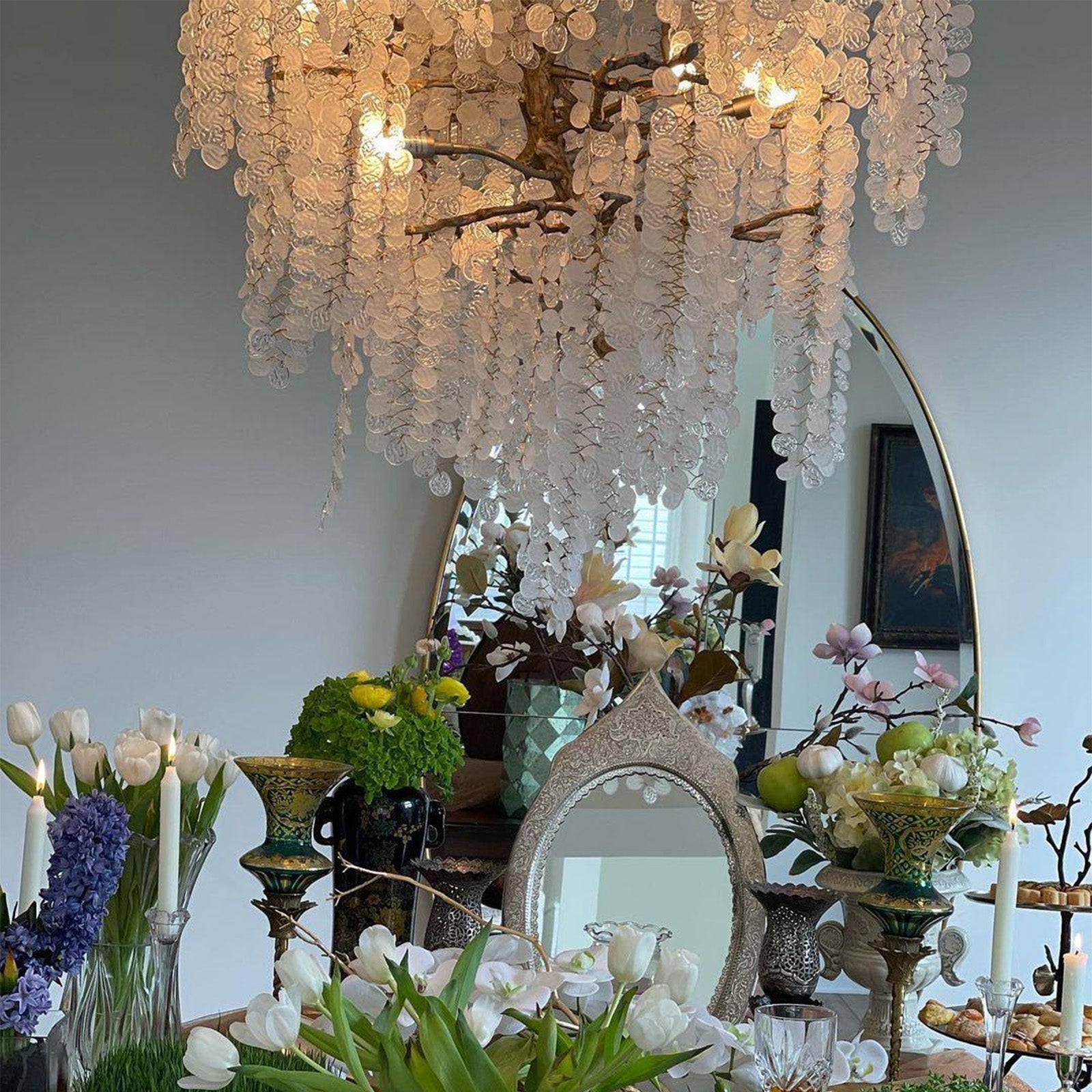 Shiro Crystal Chandelier - Camilalamps - Ca-1BU2024-1C1859