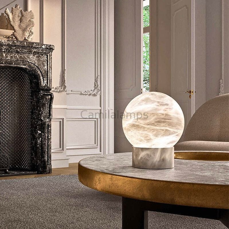Shumu Alabaster Table Lamp - Camilalamps - Shumu - 903 - 1