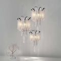 Sienna Aluminum Chain Modern Tassel Chandelier - Camilalamps - CaC-1SI-103