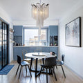 Sienna Aluminum Chain Modern Tassel Chandelier - Camilalamps - CaC-1SI-103