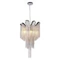 Sienna Aluminum Chain Modern Tassel Chandelier - Camilalamps - CaC-1SI-103