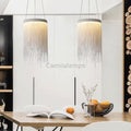 Sienna Aluminum Chain Modern Tassel Pendant Light - Camilalamps - CAM - SI - 02