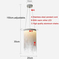 Sienna Aluminum Chain Modern Tassel Pendant Light - Camilalamps - CAM - SI - 02