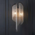 Sienna Aluminum Chain Modern Tassel Wall Sconce - Camilalamps - CAM - SI - 01