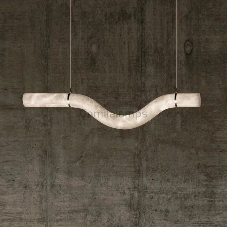 Simplicity Alabaster Chandelier - Camilalamps - Simpl - 2084 - Style - L39.4 - 6