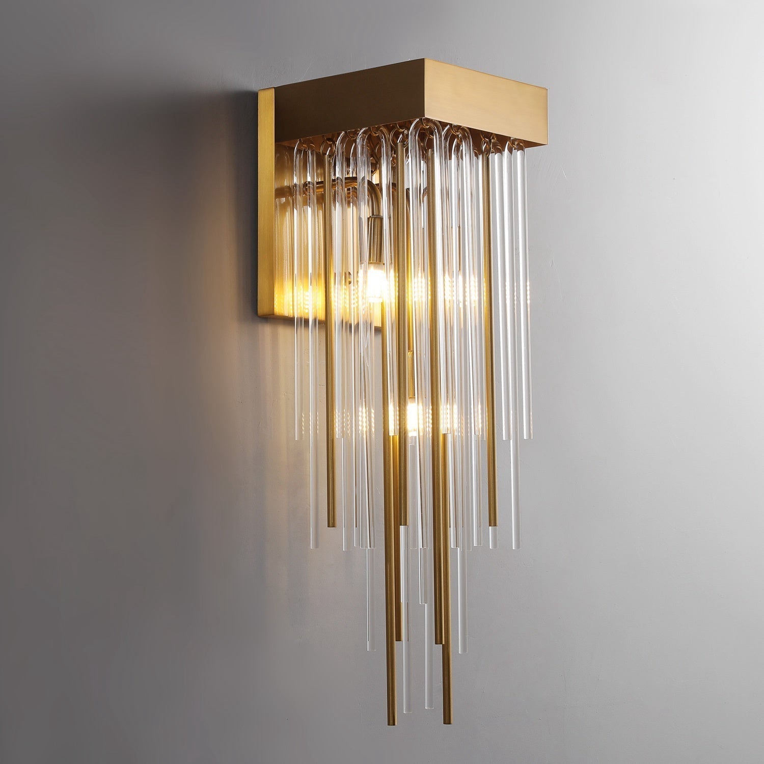Siren Glass Brass Wall Sconce,Wall Lamps - Camilalamps - CAARHWS - 2561340