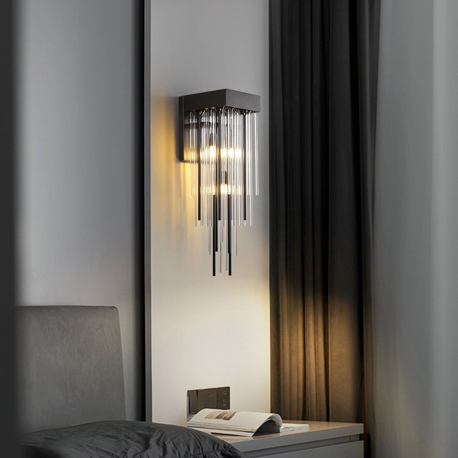 Siren Glass Brass Wall Sconce,Wall Lamps - Camilalamps - CAARHWS - 2561341