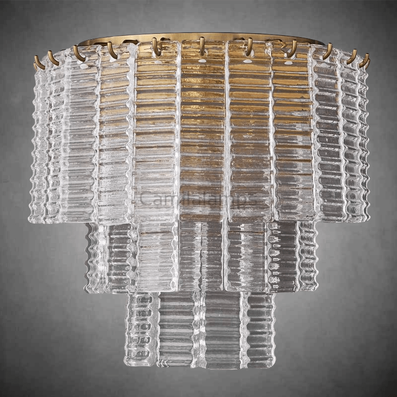 Sirene Smoke Glass Wall Sconce( customized size) - Camilalamps - CAA - 10042A8