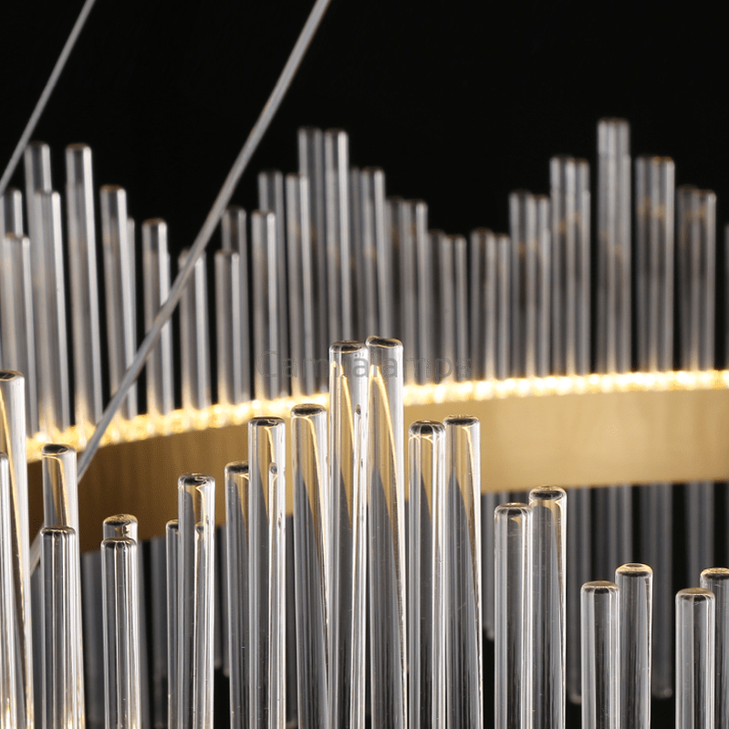 Skylar Round Glass Chandelier - Camilalamps - ILM0605