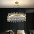 Skylar Round Glass Chandelier - Camilalamps - ILC0604
