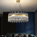 Skylar Round Glass Chandelier - Camilalamps - ILM0604