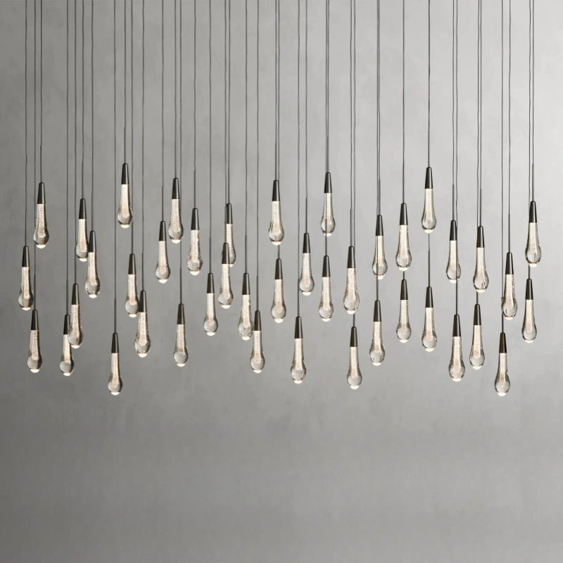 Solitaire Linear Chandelier 37"50"60"70"87"120" - Camilalamps - Soli70 - 2B