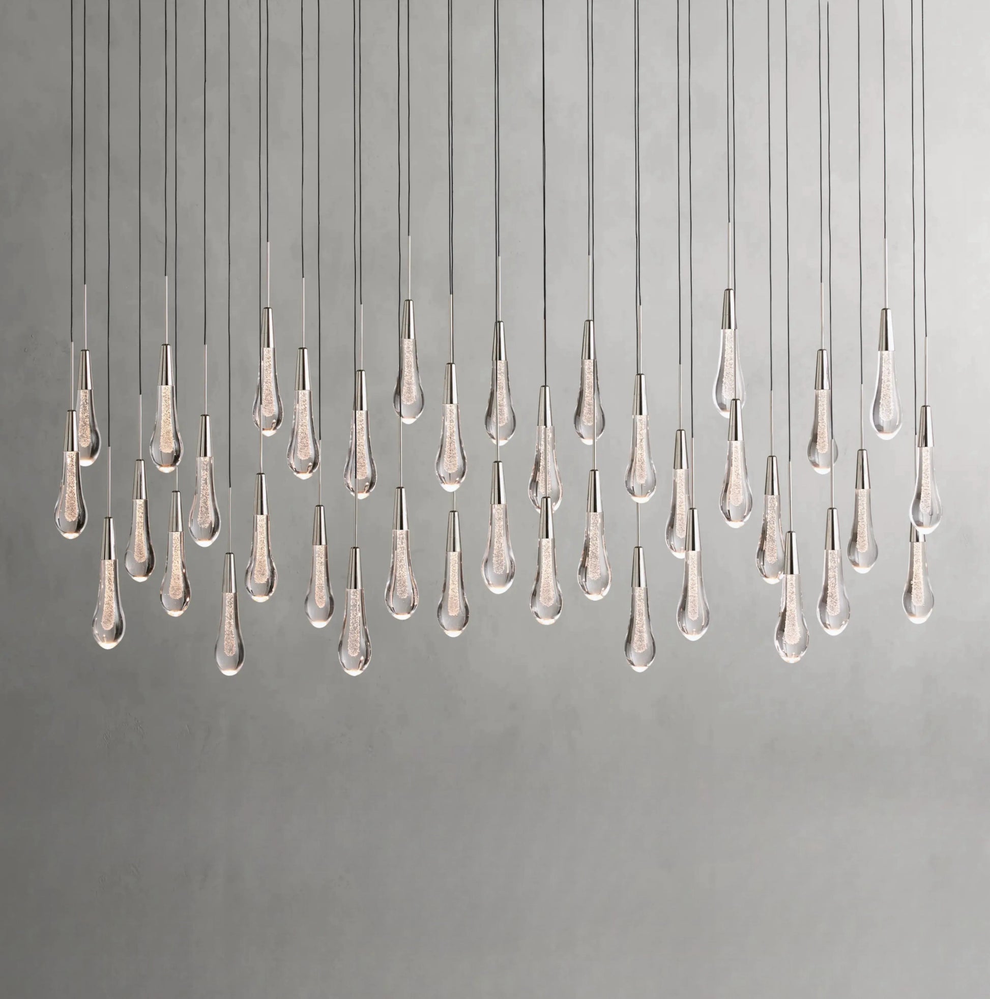 Solitaire Linear Chandelier 37"50"60"70"87"120" - Camilalamps - CA - 1ZA0025