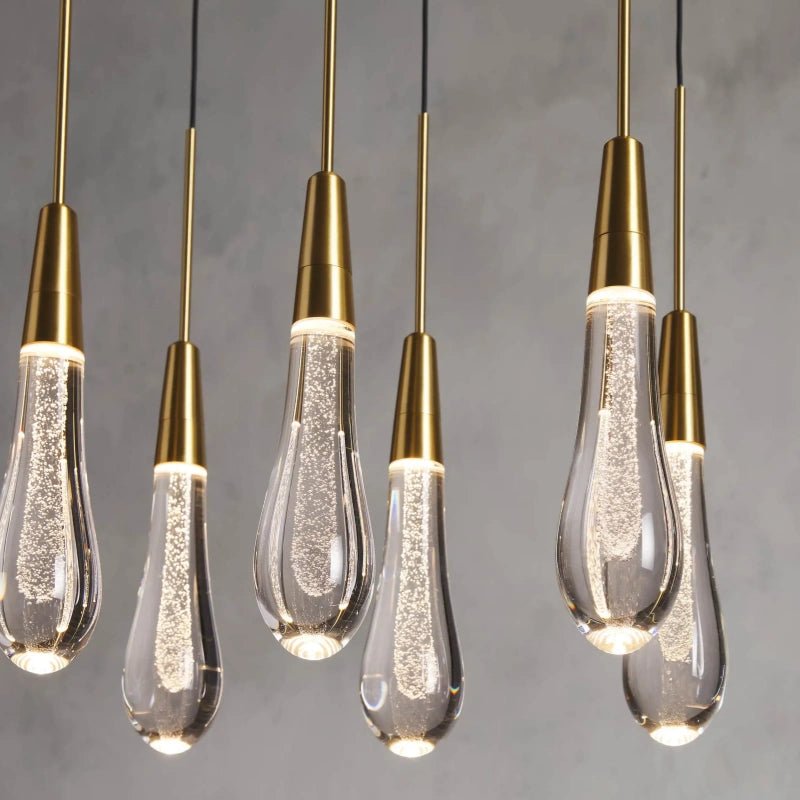 Solitaire Linear Chandelier 37"50"60"70"87"120" - Camilalamps - CAA - 10020A2