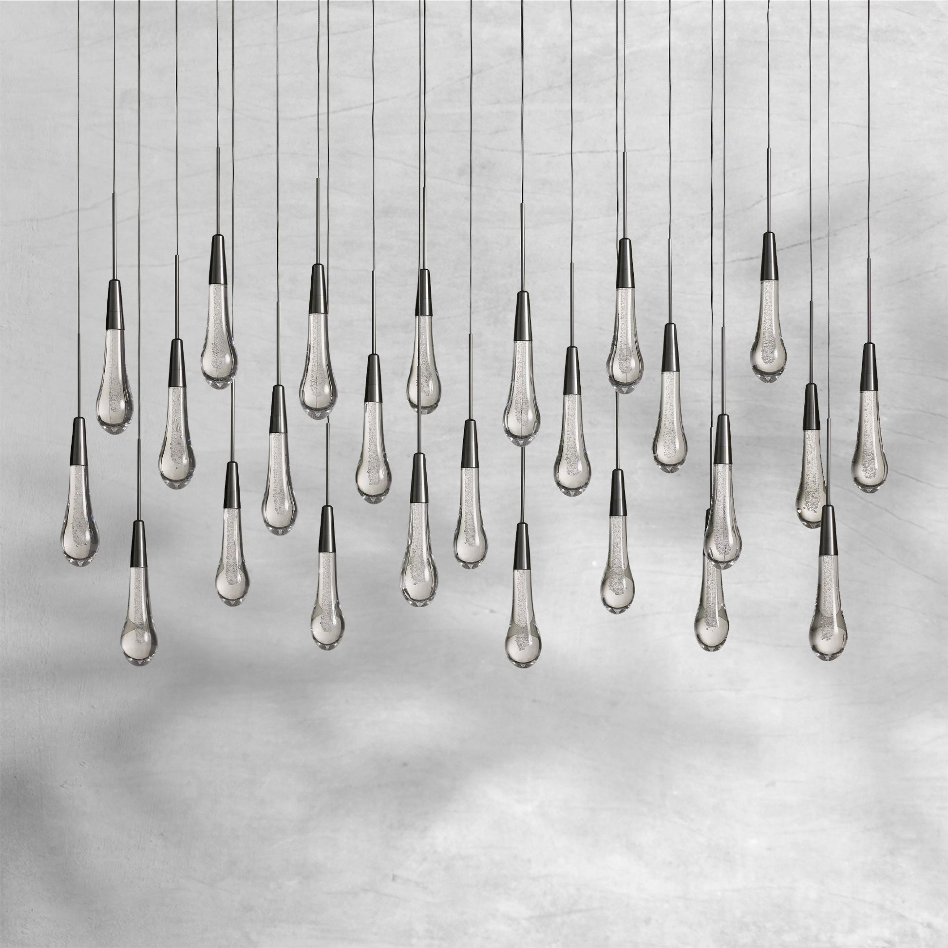 Solitaire Linear Chandelier 37"50"60"70"87"120" - Camilalamps - CAA - 10020A2