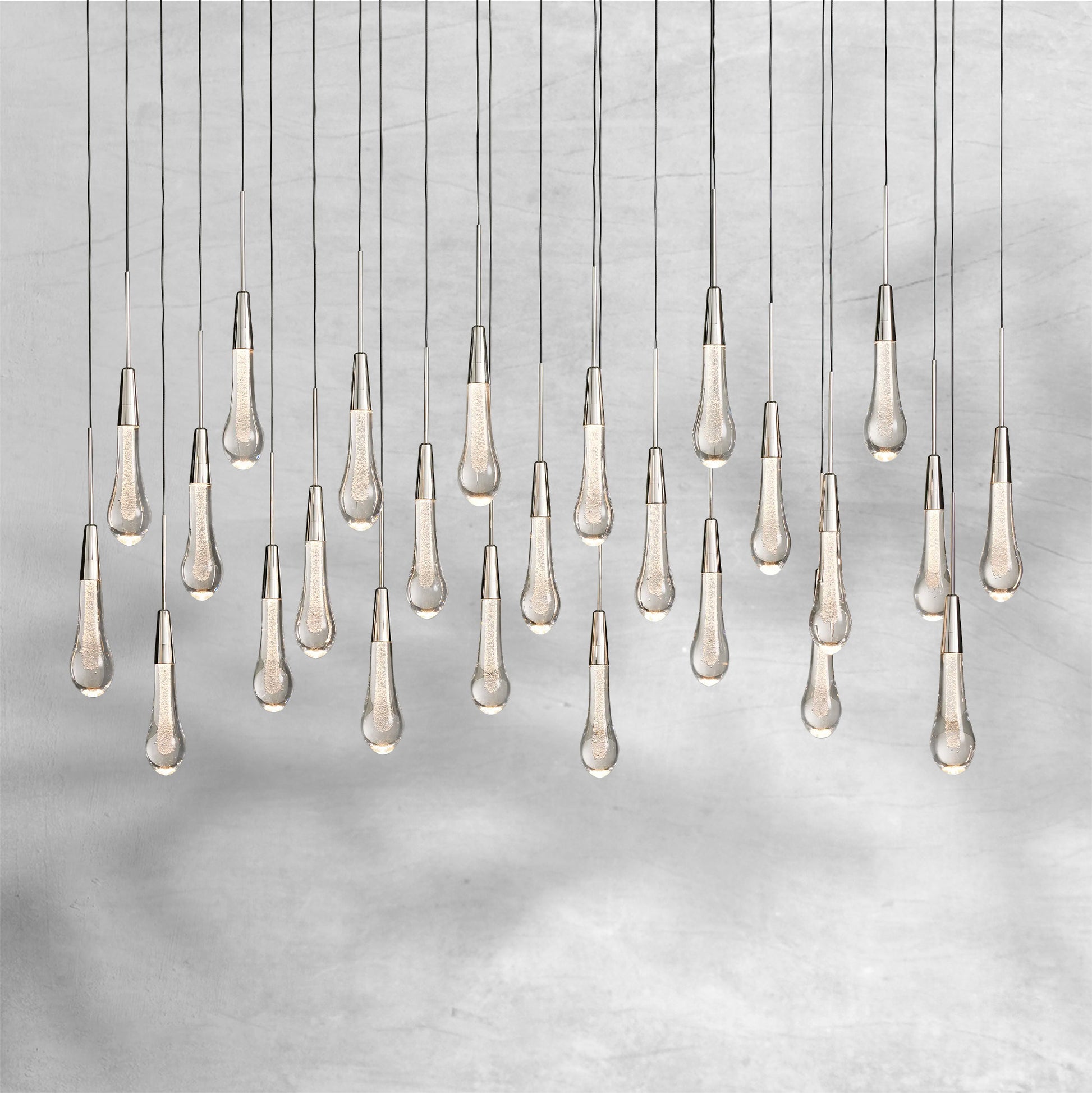 Solitaire Linear Chandelier 37"50"60"70"87"120" - Camilalamps - CAA - 10020A2