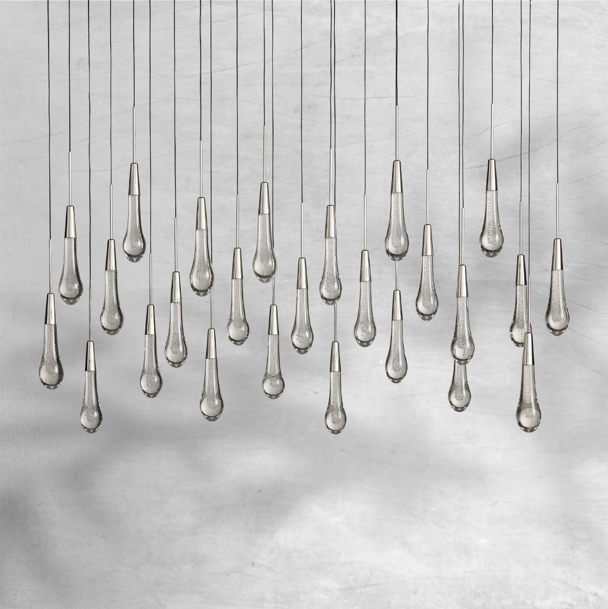 Solitaire Linear Chandelier 37"50"60"70"87"120" - Camilalamps - CAA - 10020A2