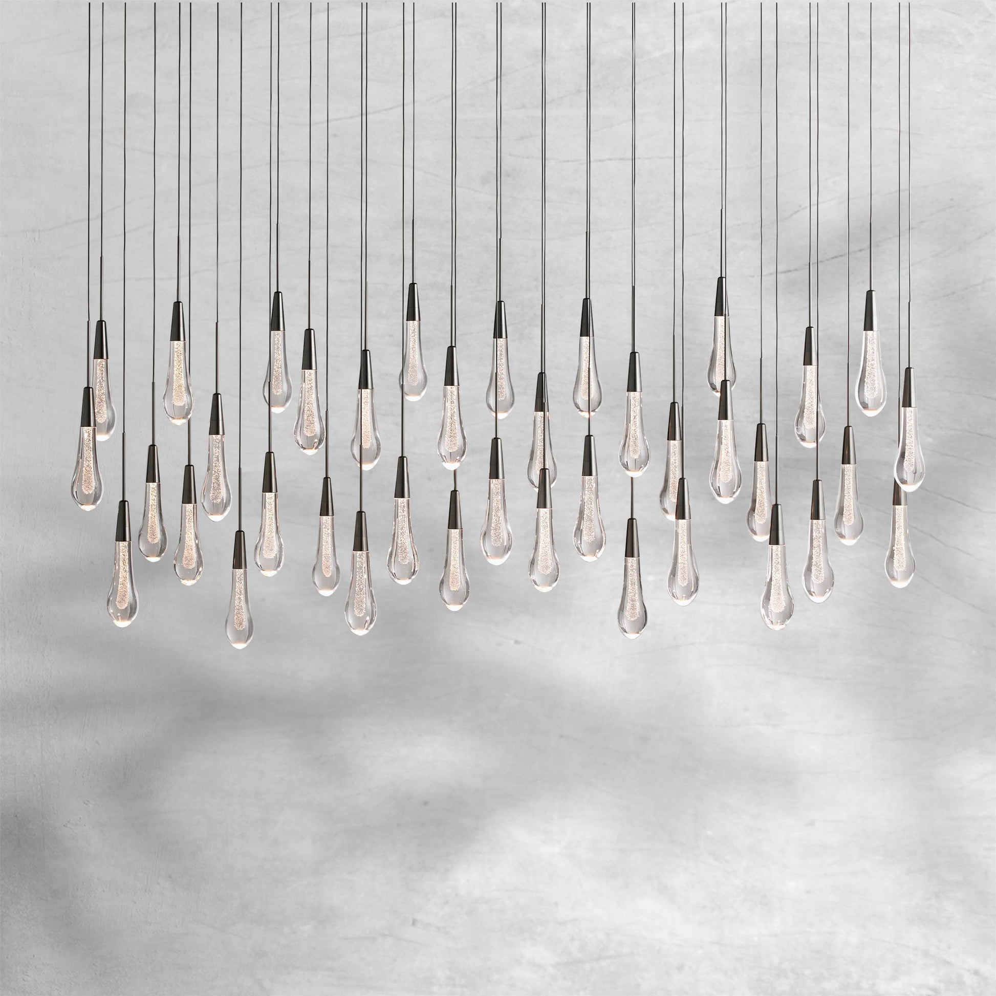 Solitaire Linear Chandelier 37"50"60"70"87"120" - Camilalamps - CAA - 10020A2