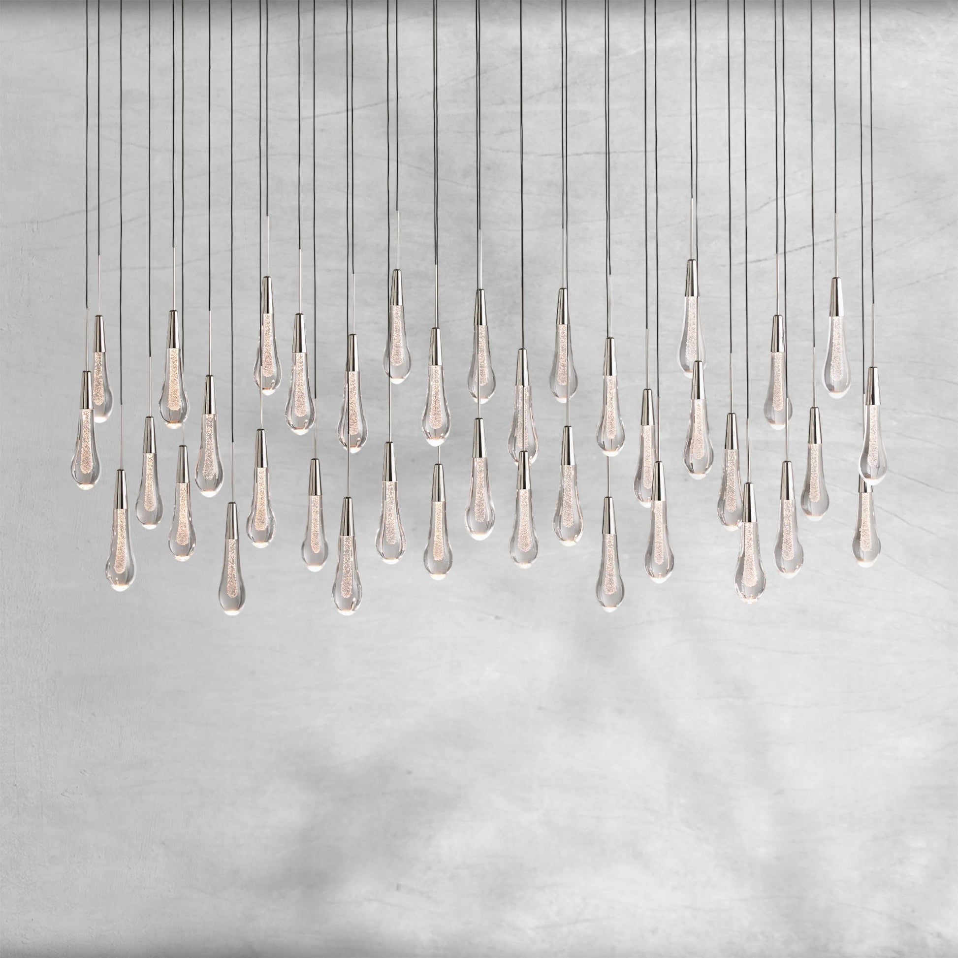 Solitaire Linear Chandelier 37"50"60"70"87"120" - Camilalamps - CAA - 10020A2