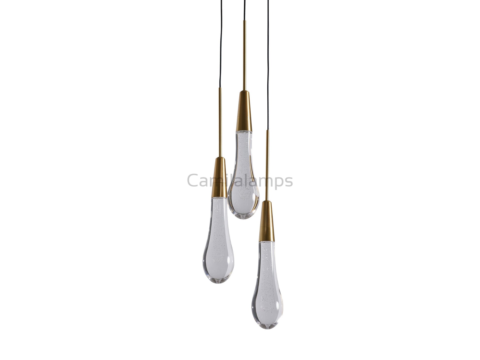 Solitaire Single Light /3 - light Pendant - Camilalamps - CA - SLP - 3 - 1