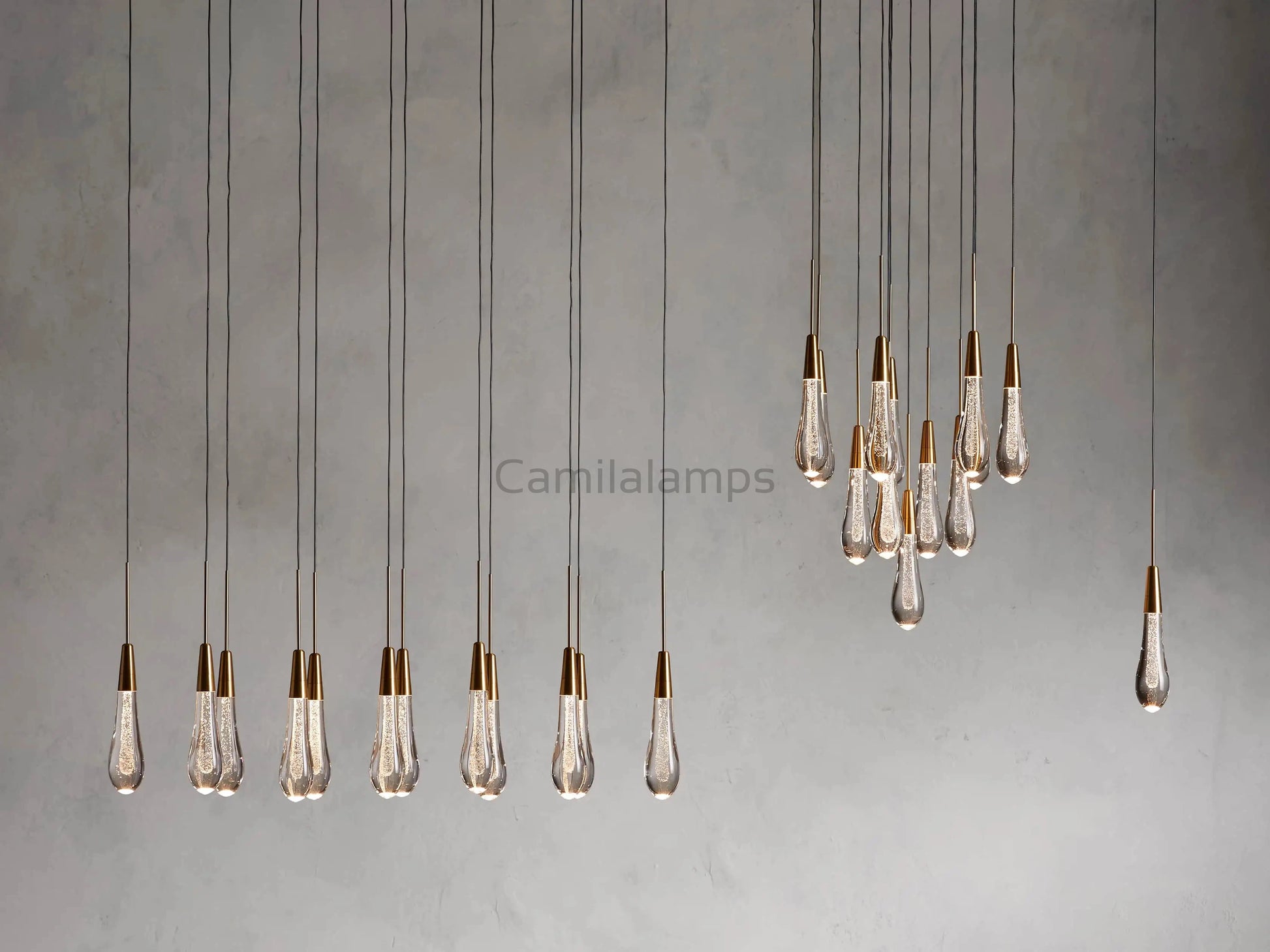 Solitaire Single Light /3 - light Pendant - Camilalamps - CA - SLP - 3 - 1