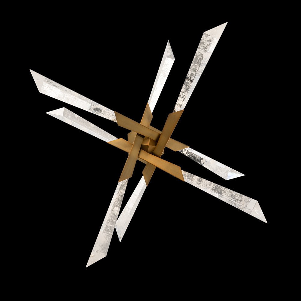 Solitude LED Semi Flush Mount Ceiling Light - Camilalamps - CA - 31417 - AB