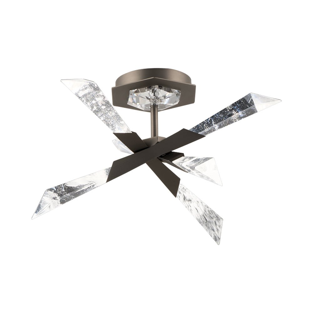 Solitude LED Semi Flush Mount Ceiling Light - Camilalamps - CA - 31417 - AN