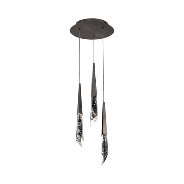 Solitude Round LED Multi Chandelier - Camilalamps - CA - 31403 - AB